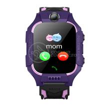 Relogio Smartwatch Luo Q09 Kids / Lanterna / GPS / Rastreamento de Historico / Chamada de Duas Vias / Camera HD / Alarme Sos / Chat de Voz - Purple