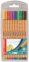 Caneta Fineliner Stabilo Point 88 0.4 MM 8810 - (10 Cores)