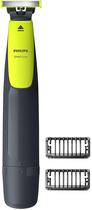 Barbeador Eletrico Philips Oneblade QP2510/15 2V - Black/Lime