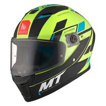 Capacete MT Helmets Stinger 2 Zivze C3 - Fechado - Tamanho XL - Matt Fluor