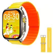 Smartwatch Udfine Watch Gear - Bluetooth - Pulseira Extra - Amarelo