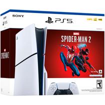 Console Sony Playstation 5 Spider-Man 2 CFI-2015 de 1TB SSD/Bivolt - Branco/Preto (Deslacrado)