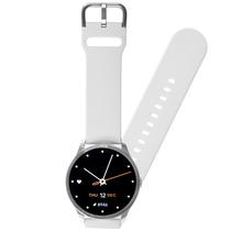 Relogio Smartwatch Midi Pro MDP-T88 com Bluetooth - Cinza e Prata