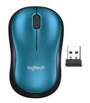 Mouse Logitech M185/2.4 GHZ Sem Fio - Azul