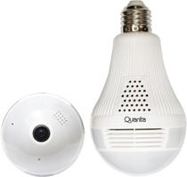 Smart Lampada LED Quanta QTLCW360N com Camera Wi Fi Panoramica 360