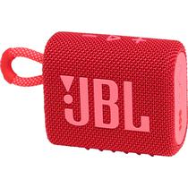 Caixa de Som Portatil JBL Go 3 - Vermelho