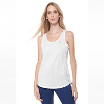 Camiseta Regata Lacoste Feminina TF2036-001 036 - Branco