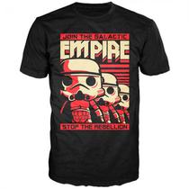 Camiseta Funko Pop Tees Star Wars: Stormtrooper Poster - Tamanho GG