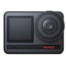 Camera de Video Akaso Brave 8 Camera de Acao Esportiva 48MP / 4K / 60FPS / Ultra HD / EIS2.0 / 2 Baterias / 2 Display - Preto