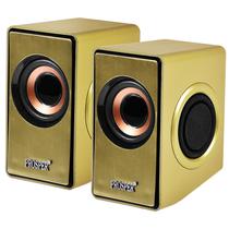 Speaker Prosper P-7711 com 3 Watts RMS USB - Dourado