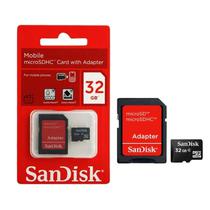 Cartao de Memoria Sandisk Ultra Microsdhc Uhs-I com Adaptador - 32GB