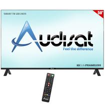 Smart TV LED de 50" Audisat AD-50 4K Uhd Con Wi-Fi/Android + Conversor Digital - Preto