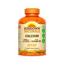 Calcium 1200MG + Plus Vitamina D3 - 170 Capsulas Sundown