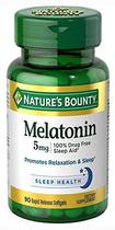 Natures Bounty Melatonin 5MG 90 Capsulas