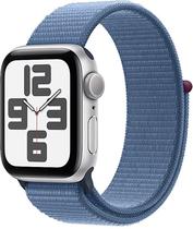 Apple Watch Se 2 (GPS) Caixa Aluminio Silver 40MM Pulseira Loop Esportiva Winter Blue