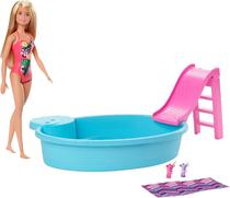 Boneca Barbie Na Piscina - Mattel GHL91