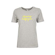 Camiseta Tommy Hilfiger Feminina WW0WW26661-PYT-00 L Light Grey Heathe