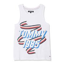 Camiseta Tommy Hilfiger Infantil Masculino KG0KG03508-123-12 Branco