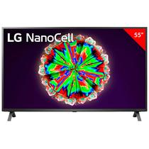 Smart TV LED de 55" LG 55NANO79SNA 4K Uhd com Suporte de Parede Nanocell/Ai Thinq/Wi-Fi (2020) - Preto