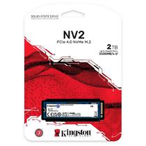 SSD M.2 de 2TB Kingston NV2 SNV2S/2000G 3.500 MB/s de Leitura - Azul