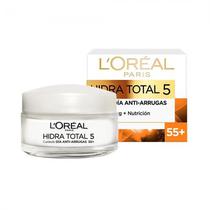Creme Facial L'Oreal Hidra Total 5 Expert Antirugas 55+ 50ML