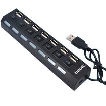 Hub USB Havit H900C 7 Portas - Preto