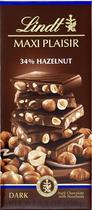 Chocolate Lindt & Sprungli Maxi Plaisir 34% Hazelnut Dark - 150G