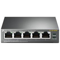 Switch TP-Link SF-1005P - 5 Portas - 1000MBPS - Cinza