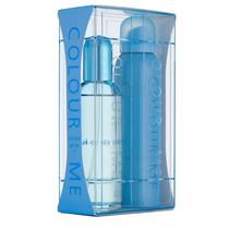 Perfume Kit Colour Me SKY Blue Edp 100ML + Body Spray 150ML - Feminino
