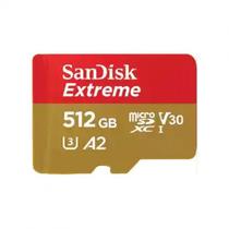 Cartao Microsd 512GB Sandisk Extreme 4K 190MB/s SDSQXAV-512G-GN