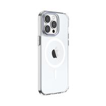 Estuche Protector Devia para iPhone 15 Pro Transparente/Azul
