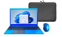Notebook Gateway GWNC31514-BL i3-1115G4/ 4GB/ 128GB/ 15.6"/ W11/ Case + Mouse/ Blue Nuevo