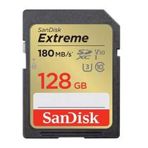 Cartão de Memória Sandisk SD 128GB Extrem 180MB/s