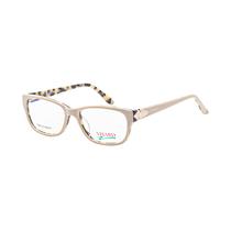 Armacao para Oculos de Grau Visard OA8123 C2 Tam. 52-17-135MM - Bege/Animal Print