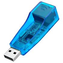 Cabo Adaptador USB 2.0 Macho / RJ45 10/100MBPS Femea - Azul