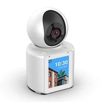 Camera de Seguranca Smart Wifi C30 Video Calling / 4MP / 360O / Microfone / Deteccao Humana / Visao Noturna / HD / Chamada de Video / Tela 2.8" / App Im Cam - Branco