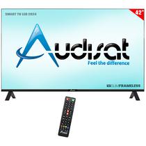 Smart TV LED 42" Audisat AD-42 (2024) Full HD Android TV Wi-Fi com Conversor Digital