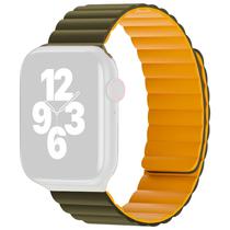Correia Wiwu WI-WB001 para Apple Watch 38/49MM de Silicone -Green/Orange