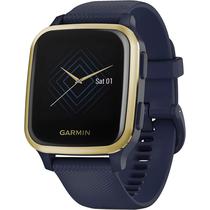 Relogio GPS Garmin Venu SQ Music Edition - Dourado/Azul