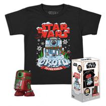 Funko Pop Tees Star Wars: R2-D2 Pocket (Metallic) e Camiseta Tamanho XL (72940)
