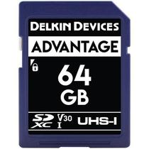 Cartao de Memoria Delkin SDXC 64GB - V30 - Uhs-I - 100MB s