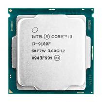 Processador OEM Intel 1151 i3 9100F 3.6GHZ s/CX s/fan s/G