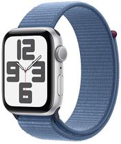 Apple Watch Se 2 (GPS) Caixa Aluminio Silver 44MM Pulseira Sport Loop Winter Blue MREF3LL