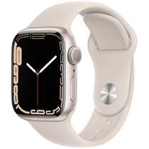 Apple Watch Series 7 45 MM A2474 MKN63LL / A GPS - Starlight Aluminum / Starlight