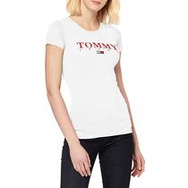 Camiseta Tommy Hilfiger Feminina M/C DW0DW07526-YA2-02 M Classic White