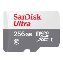 Cartao Micro SD 256GB Sandisk Ultra 100MB C10.