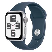 Apple Watch Se 2 MRE23LL/A Caixa Aluminio 40MM Prata - Esportiva Azul Tempestade M/L (Caixa Danificada)