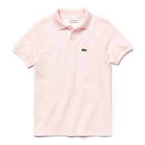 Camiseta Lacoste Polo Infantil Feminina L1812-T03 08A  Flamingo