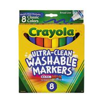 Marcador Crayola Ultra Clean Borrable Con 8 Colores - Ref.58-7808-0-228