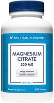 The Vitamin Shoppe Magnesium Citrate 200MG (300 Tabletas)